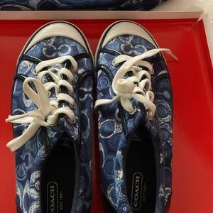 Coach matching handbag and sneakers. Like new, well kept and stored.